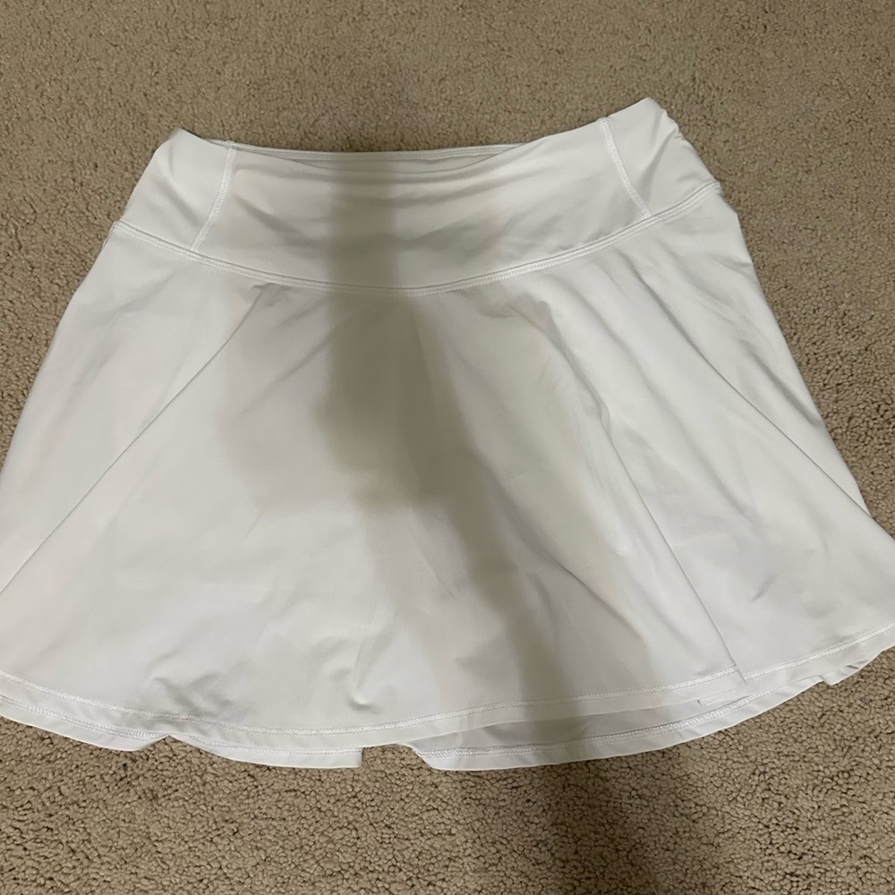 White Athletic Skirt